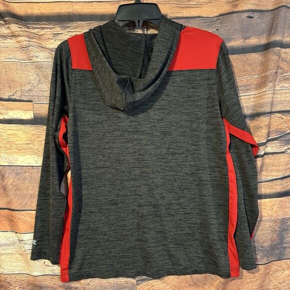 Colosseum Texas Tech Red Raiders Youth L 1/4 Zip Hoodie Jacket Lightweight - Picture 5 of 7